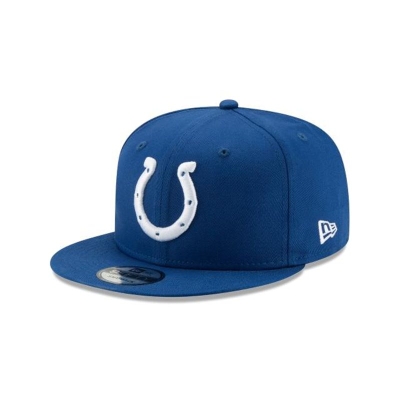 Blue Indianapolis Colts Hat - New Era NFL Basic 9FIFTY Snapback Caps USA5689170